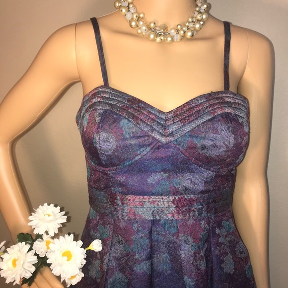 Free People Floral Tapestry Dress Elena Gilbert - Picture 7 of 16
